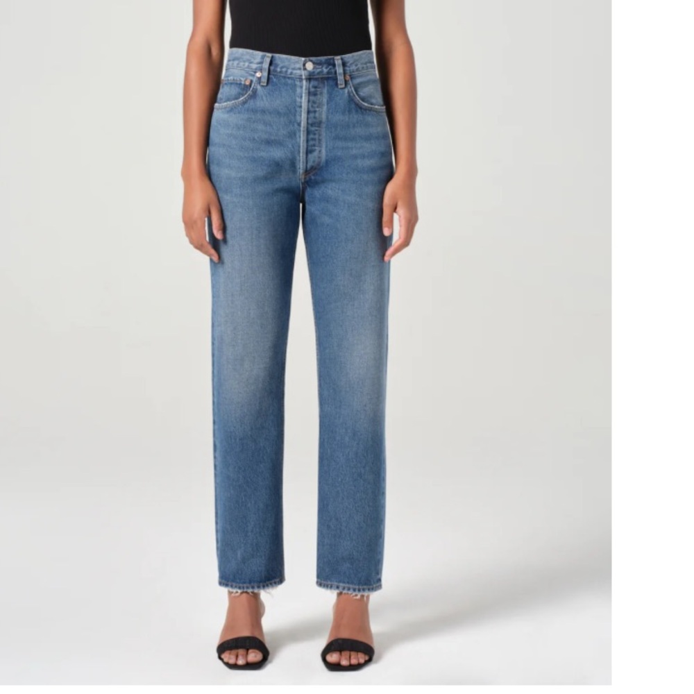 Agolde Women's High Rise Jeans - Blue